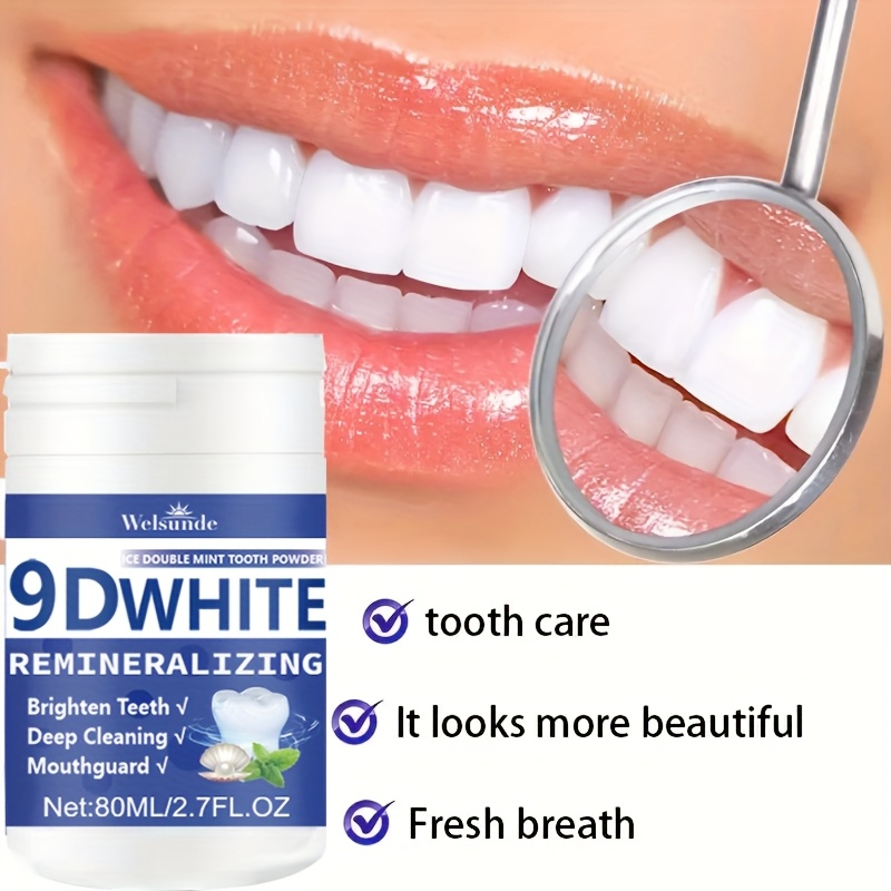 Teeth Whitening Near Me - Bubuk Gigi Hidroksiapatit Remineralisasi Putih 9D,