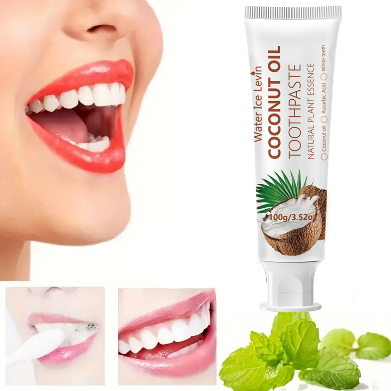Teeth Whitening Mouthwash - Pasta Gigi Minyak Kelapa 100g Esensi
