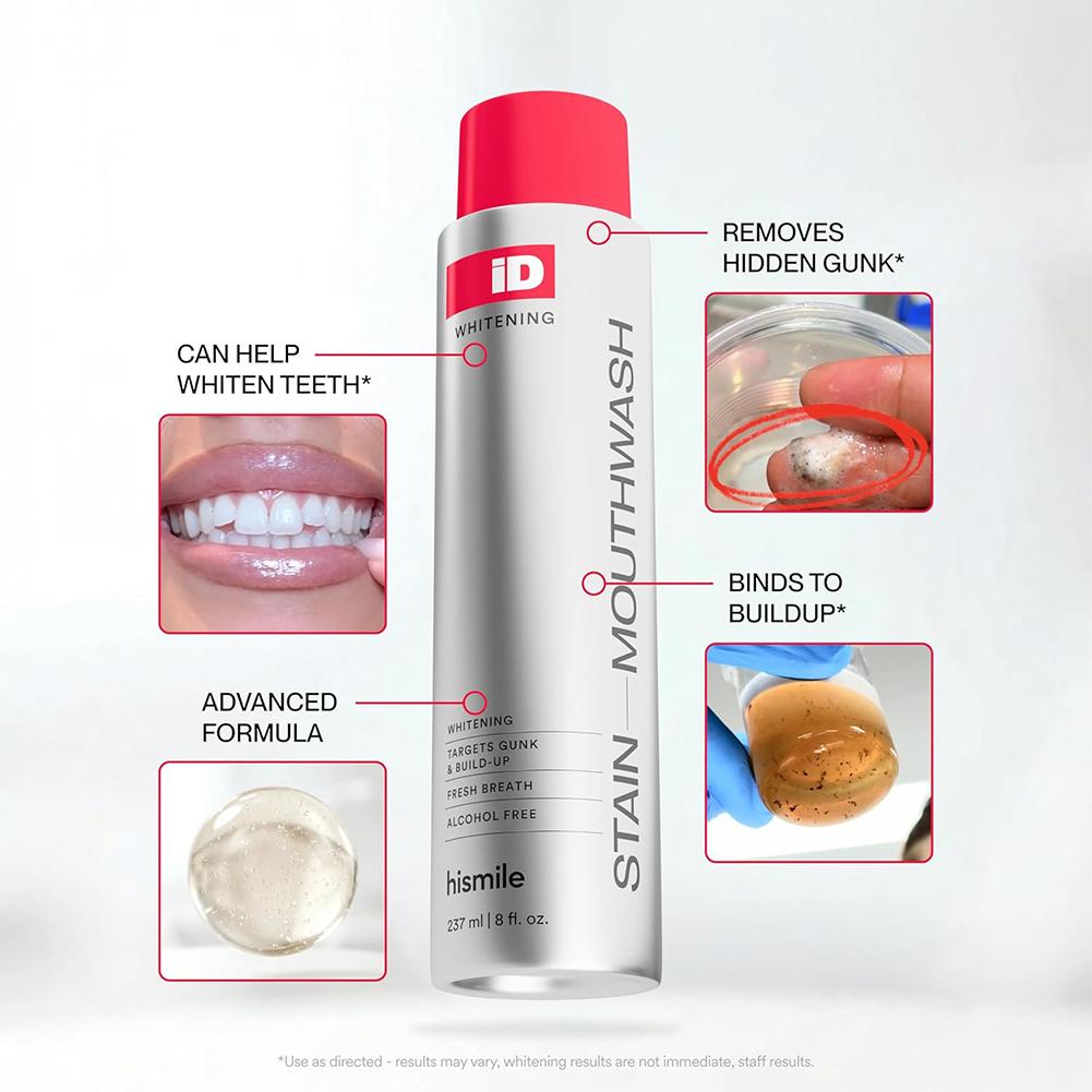 Hismile iD Obat Kumur Bebas Al - Teeth Whitening Mouthwash ulasan dan harga