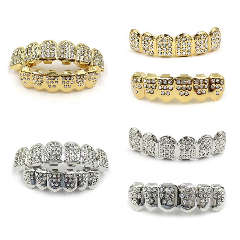 Kawat gigi HIPHOP mode, kawat  - Teeth Whitening Moulds ulasan dan harga