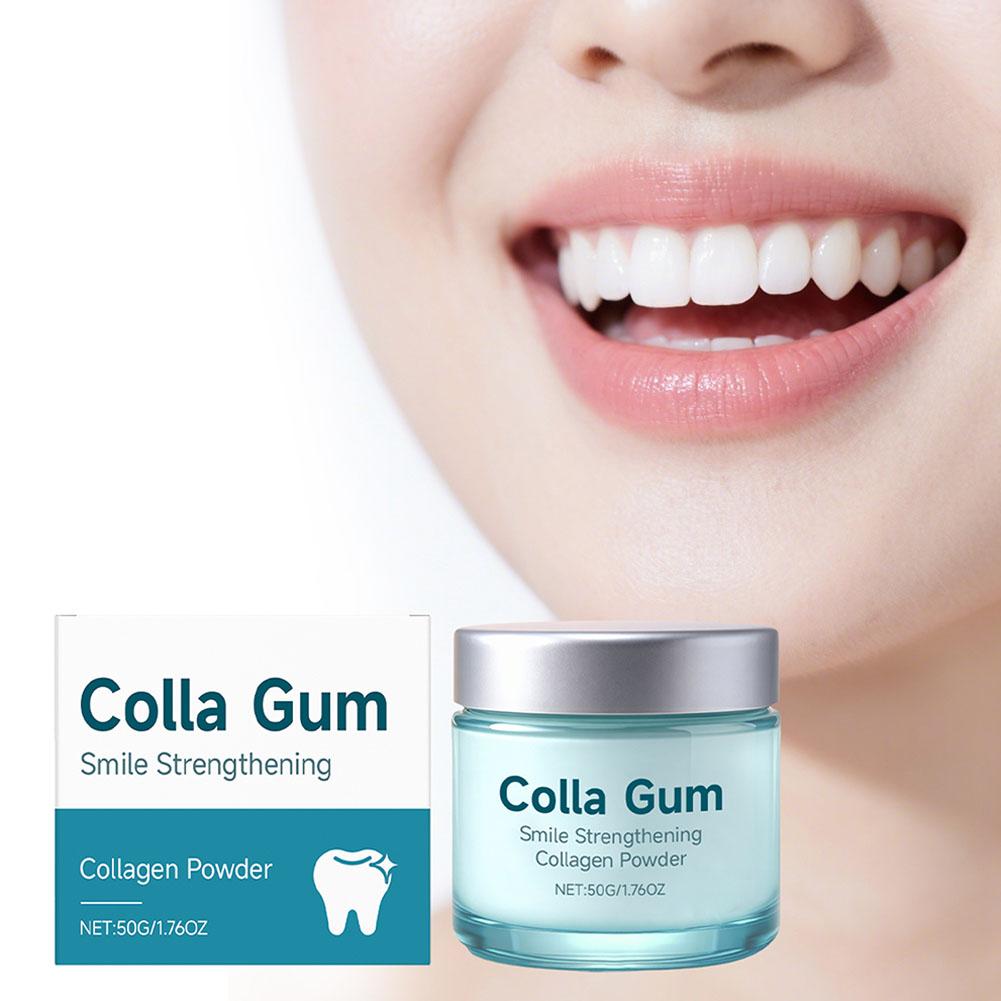 Bubuk Gigi Kolagen Mencerahkan - Teeth Whitening Near Me ulasan dan harga