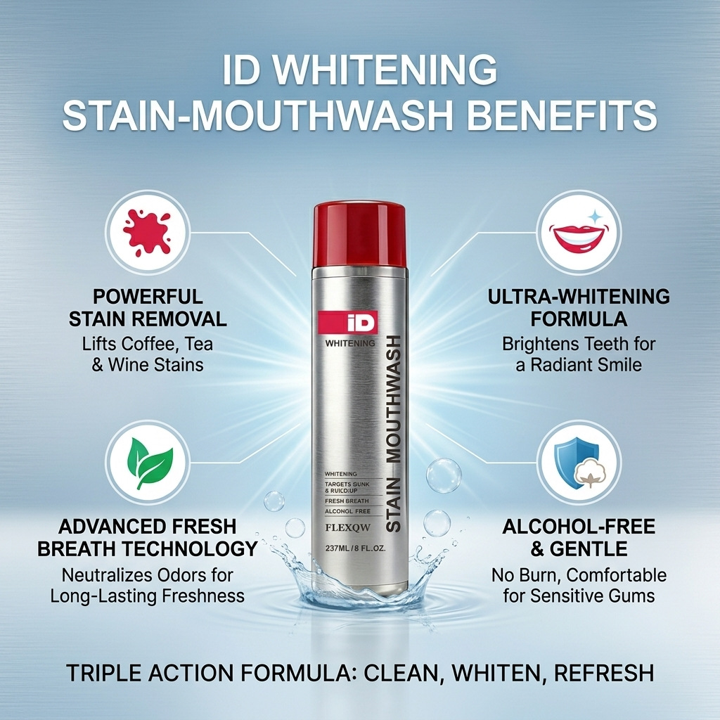Hismile ID Whitening Stain Mou - Teeth Whitening Mouthwash ulasan dan harga