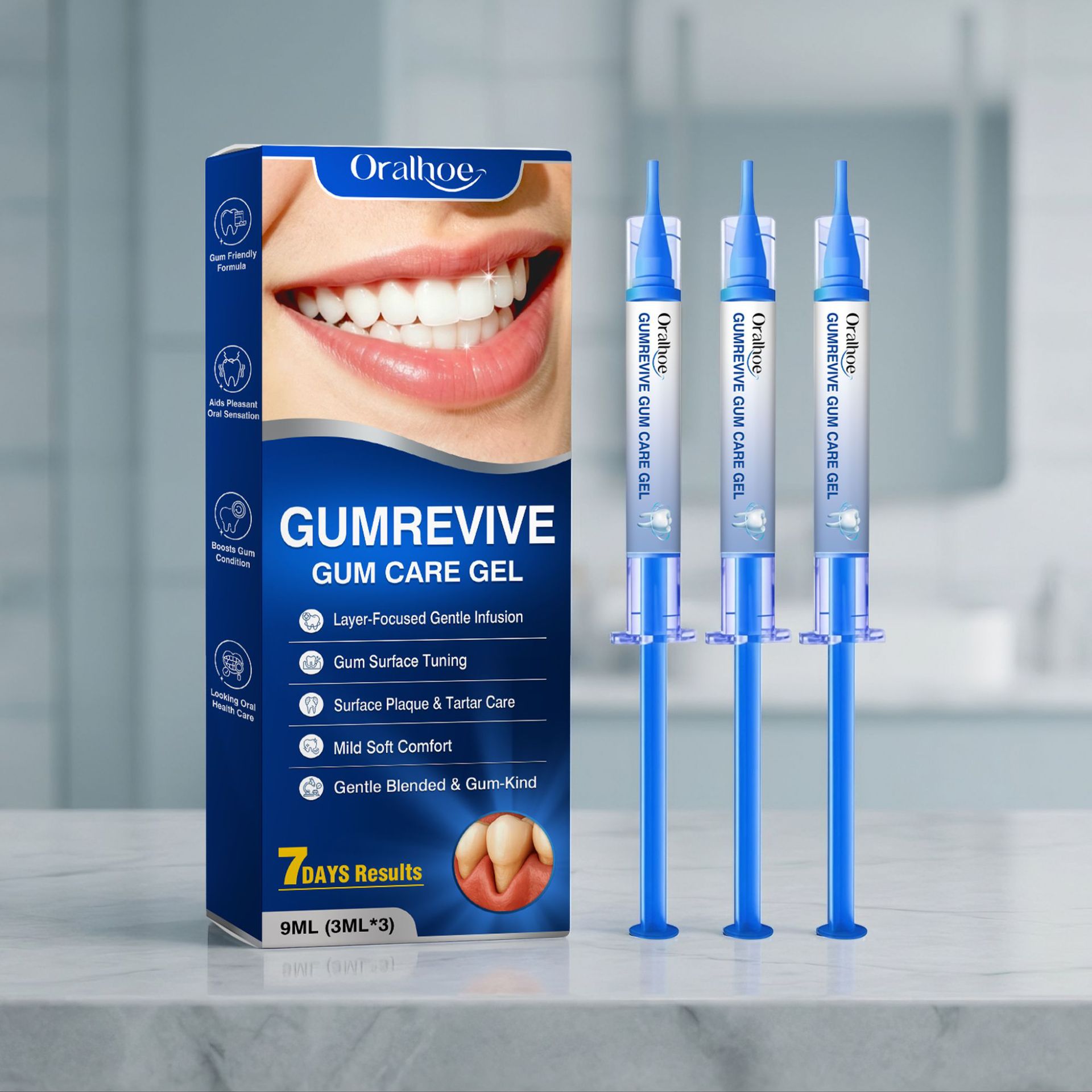 Gel Perawatan Mulut 3Pcs Kit S - Teeth Whitening Near Me ulasan dan harga