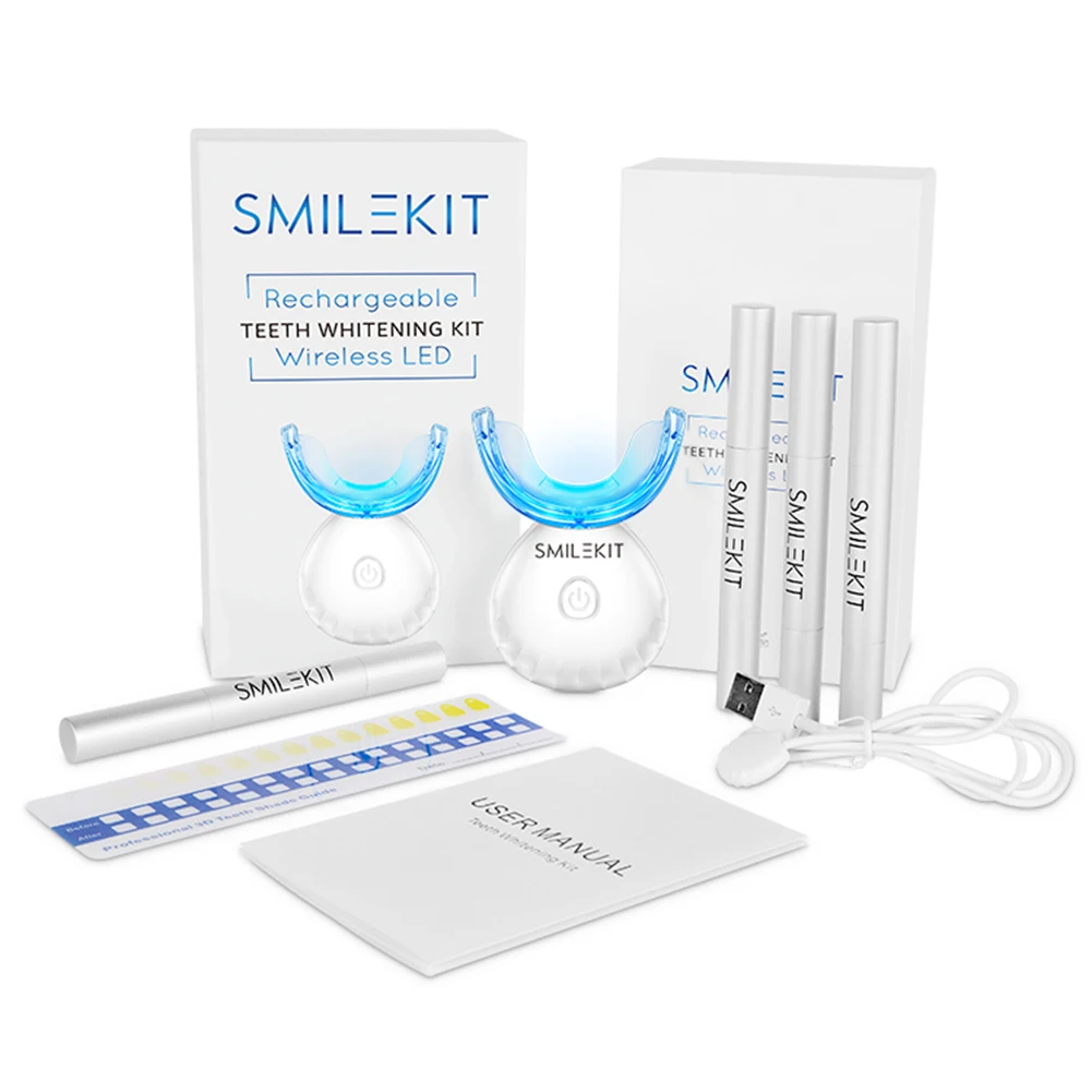 Kit pemutih gigi Mini 16 LED c - Teeth Whitening Near Me ulasan dan harga