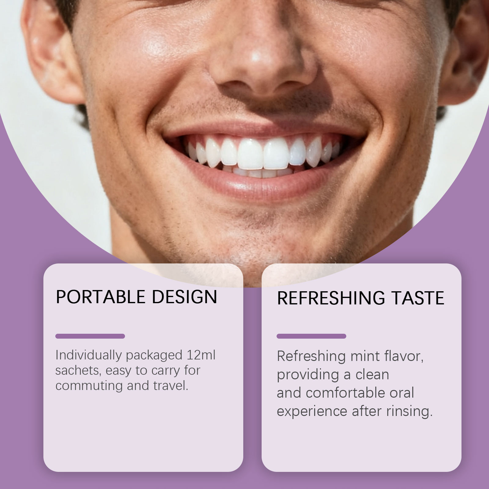 Pencuci Mulut Ungu Untuk Pemut - Teeth Whitening Mouthwash ulasan dan harga