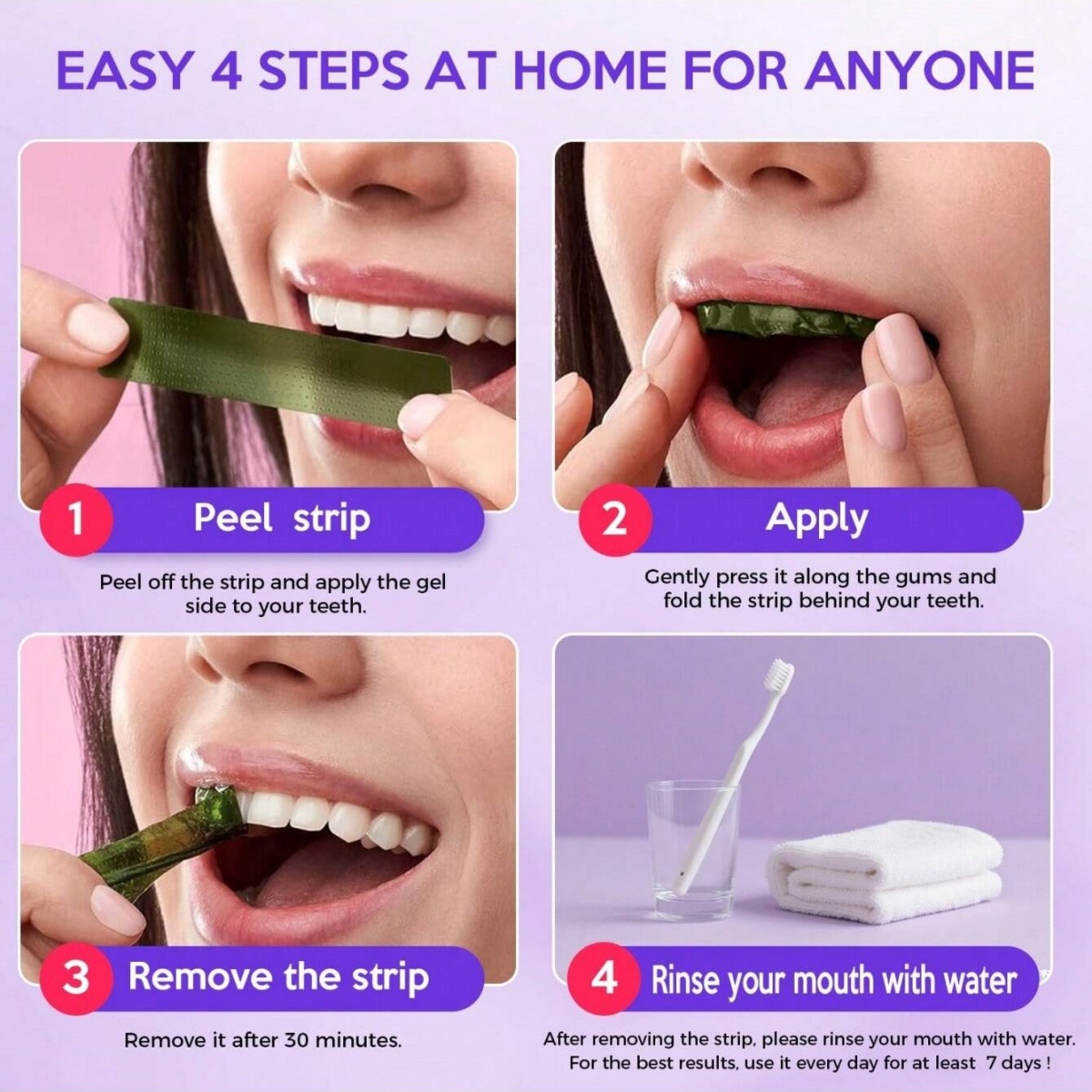 Stiker Gigi Pemutih Mewah 7/14 - Teeth Whitening Near Me ulasan dan harga