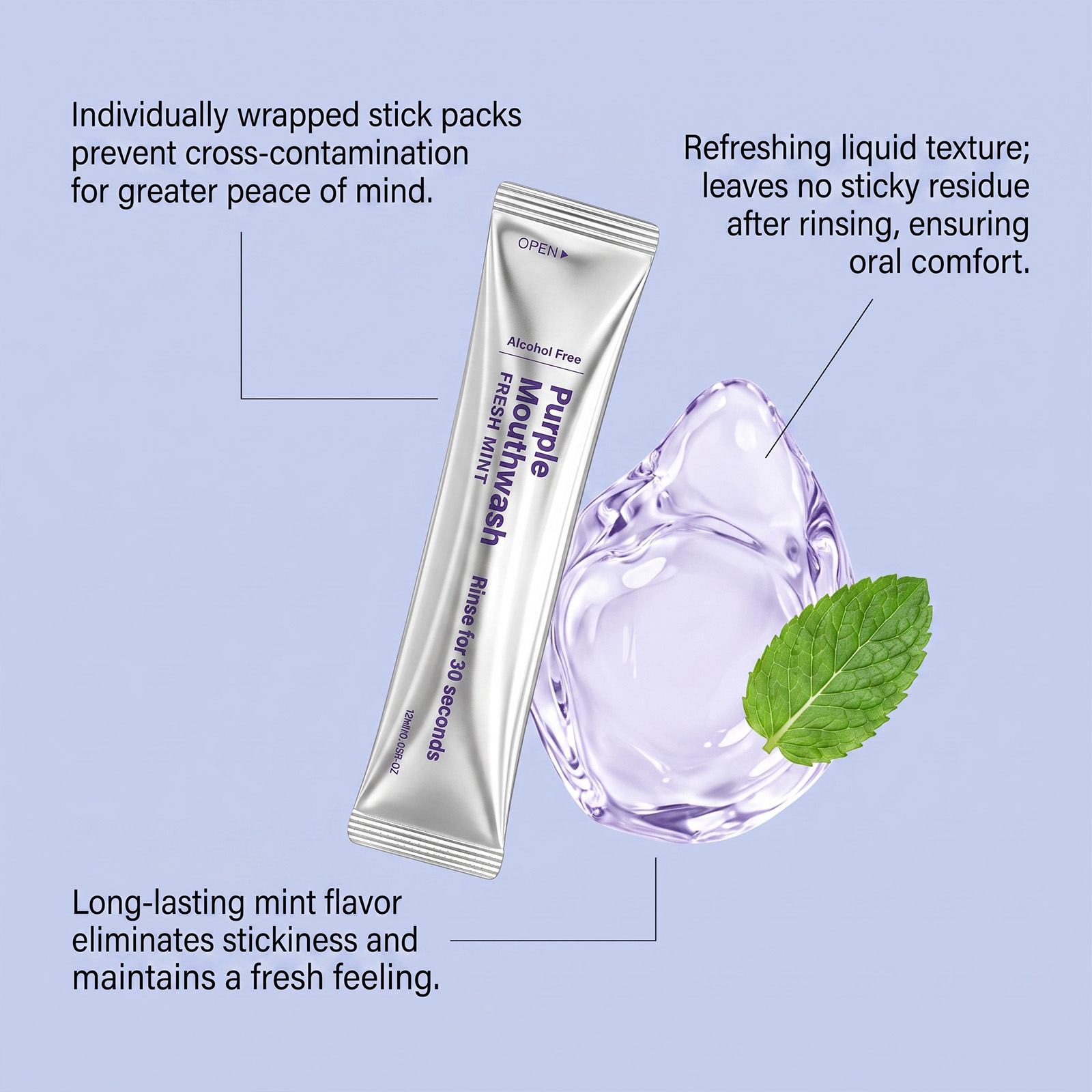 20 Pack Obat Kumur Pemutih Ins - Teeth Whitening Mouthwash ulasan dan harga
